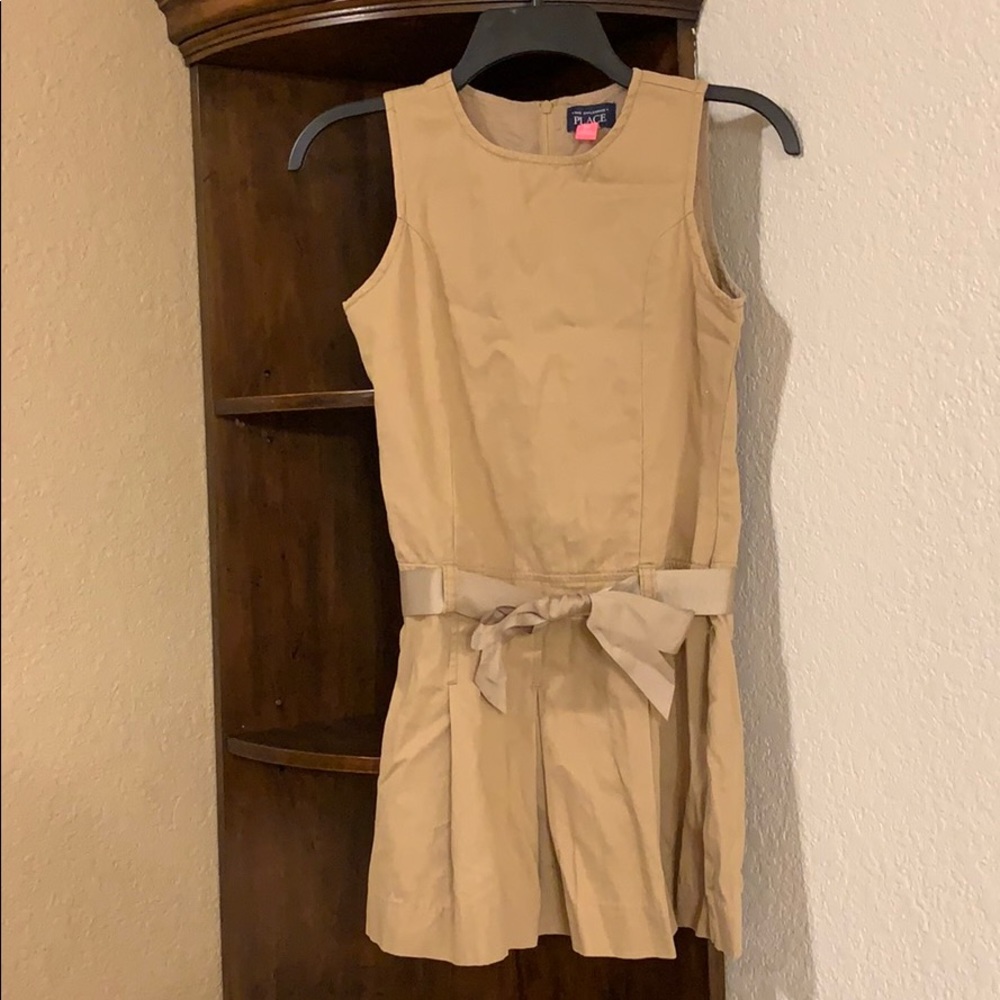 Girls khaki uniform jumper